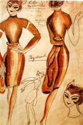 Leos Janacek Opera The Cunning Little Vixen Costume Design by Josef Capek for Prague Première